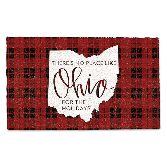 There's no Place like Ohio for the Holidays Doormat